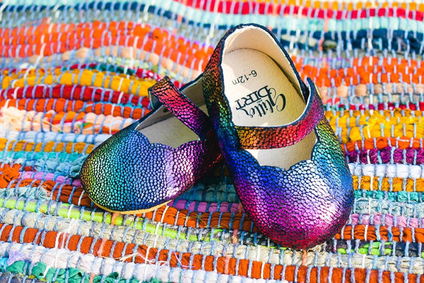 Rainbow Mary Janes